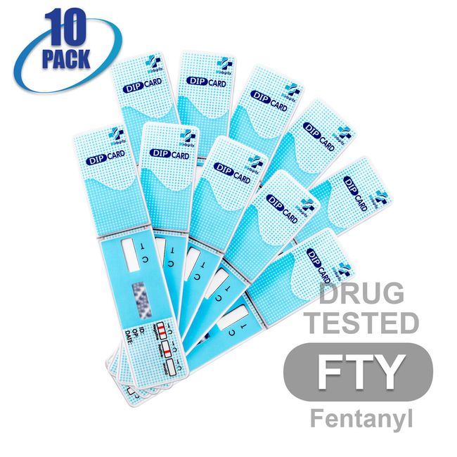 Mintegrity [10pk] Fentanyl (FTY) Dip Card Urine Drug Test #MI-WFTY-114