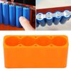 2PCS Industrial Plastic Adjustable 18650 Battery Pack Spot Welding Fixing Clamp (4-Section)