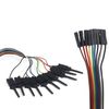 Ytian USB Logic analyzer Test Hook Clip Grabber Jumper Wires & Interface Pins (10pcs, black)