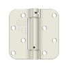 4" x 4" x 5/8" Spring Hinge Benchmark, UL Listed in Prime Coat White