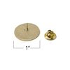 EMI Registered Nurse (RN) Emblem Pin - Round (Blue Cross)