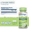 SOLARAY Chamomile, Soothing Support for Digestion, Respiratory Tract and Relaxation, 100 Servings, 100 VegCaps