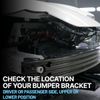 Bumper Bracket Set Fits 2007-2011 Toyota Camry Front Driver and Passenger Side