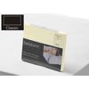 100% Combed Cotton Jersey Memory Foam Fitted Sheet Double in Ivory 15-25cm