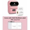 Portable Barcode Printer Wireless Pocket Thermal Printer Label Receipt Printer