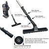 12" Vacuum Attachment 360 Floor Brush Tool Compatible for Shark Vacuum