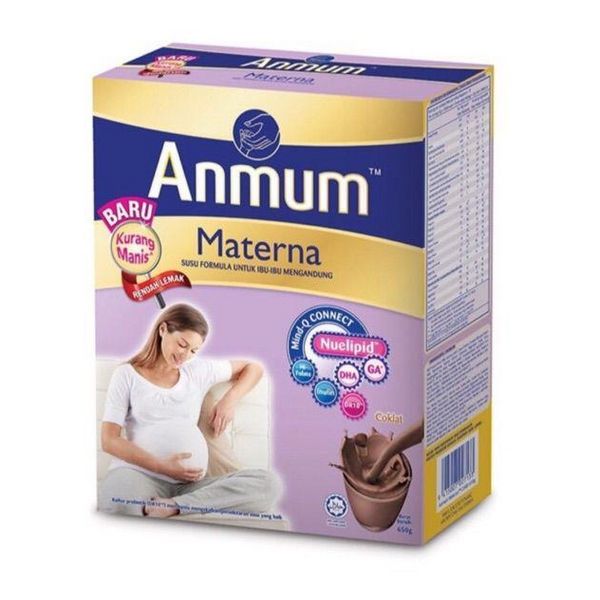 2 Box Anmum Materna Chocolate Flavor 650gm For Pregnant Mum (EXPRESS SHIPPING)