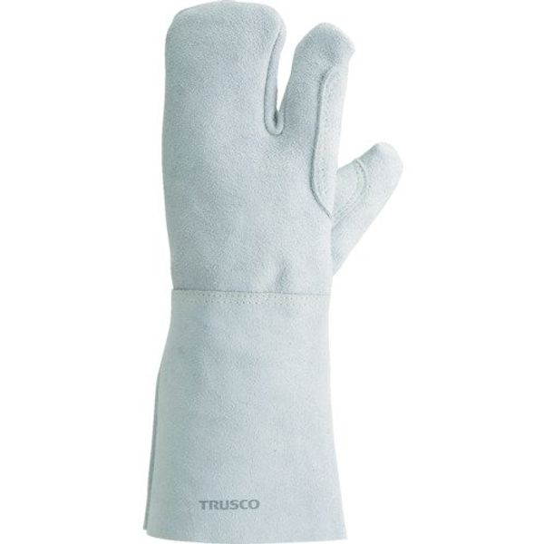 TRUSCO KEVY-T3-LT Kevlar Thread Welding Gloves, 3 Fingers, Left Hand Only, Cotton Backing Included