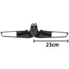 Ieron 2Pcs Modified Motorcycle Wing Rearview Mirrors, Adjustable Rotating Side Mirrors Wind Swivel Wing Mirrors Multi Angle for Ninja