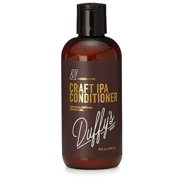 Duffy's Brew Craft Beer Conditioner - IPA Influenced + 12oz, Sulfate, Paraben & Phthalate Free. 100% Vegan. Moisturizes, Nourishes, Seals, Protects & Color Safe