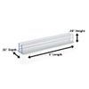 SOURCEONE.ORG Self Adhesive 1/8 Acrylic Panel Holders Wall Mount or DeskTop Mount Acrylic, Mirrors (12 Pack)