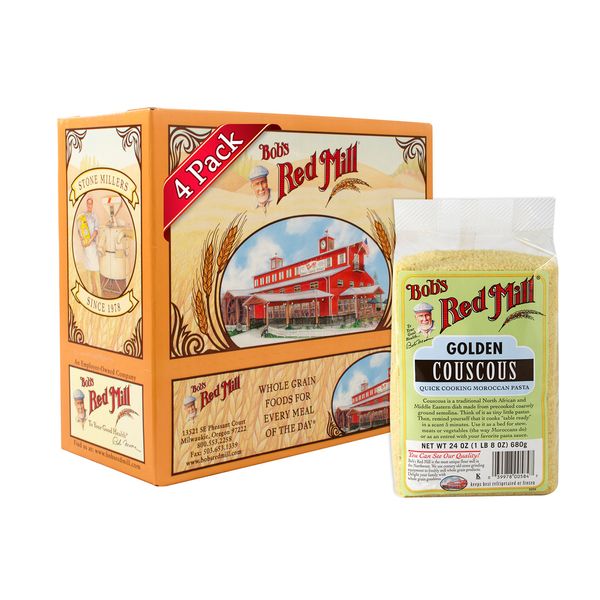 Bob's Red Mill Golden Couscous, 24 Oz (4 Pack)