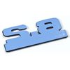 6.2 Liter High Performance Emblem in Blue and Chrome