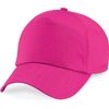 Beechfield Unisex B010.FUS 5-Panel Cap - Black, One Size