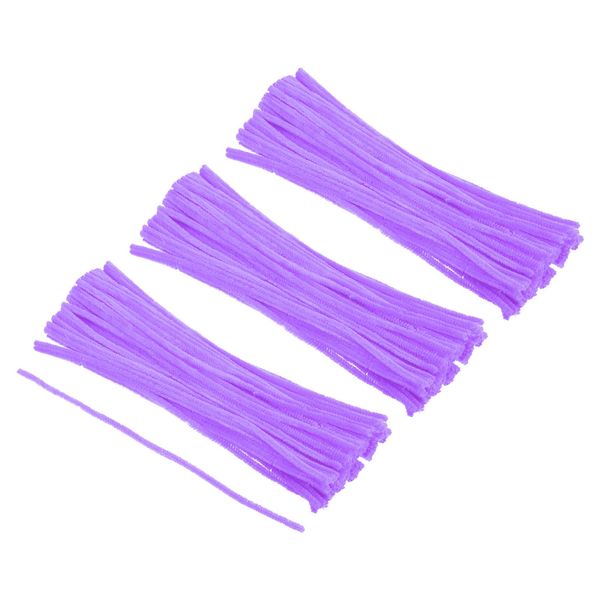 PATIKIL 30CM/12Inch Pipe Cleaners, 300 Pack Flexible Chenille Stems for DIY Art Creative Crafts Party Decorations Handicrafts Handwork, Light Purple