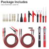 23pcs Multimeter Test Lead Kit Meter Electrical Alligator Clip Probe Wire Tool