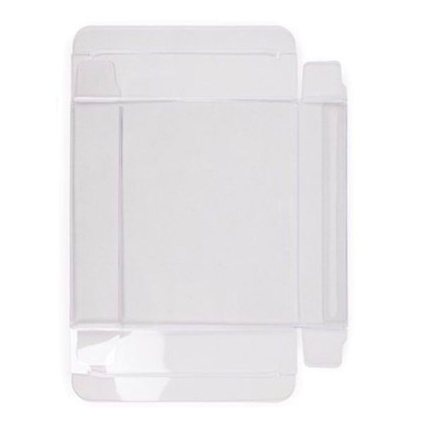 25 Clear Plastic PET Boxes Wedding Crafts Display Box 4.5" X 4.5" X 3/4"