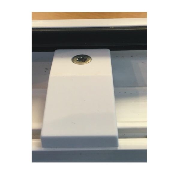 Upvc Run Up Riser Block White Window or Doors 14mm Step Guide Closer