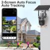 Solar Powered 4MP Wireless WiFi Home Outdoor PTZ Security IP CCTV Camera Audio
