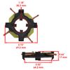 Caltric KW10088 Starter Holder Brush for Toro FB460V Type BS-15 Engine