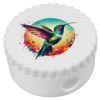 'Colourful Hummingbird' Compact Pencil Sharpener (PS00041862)