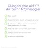 ResMed AirFit/AirTouch N20 Full Face Replacement Headgear - Large, Blue
