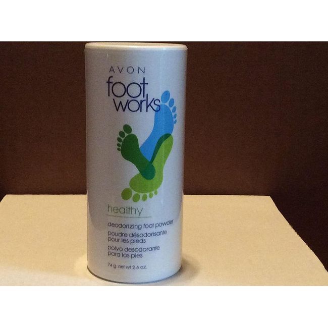 Avon Foot Works Healthy Antifungal Foot Powder 2.6 oz