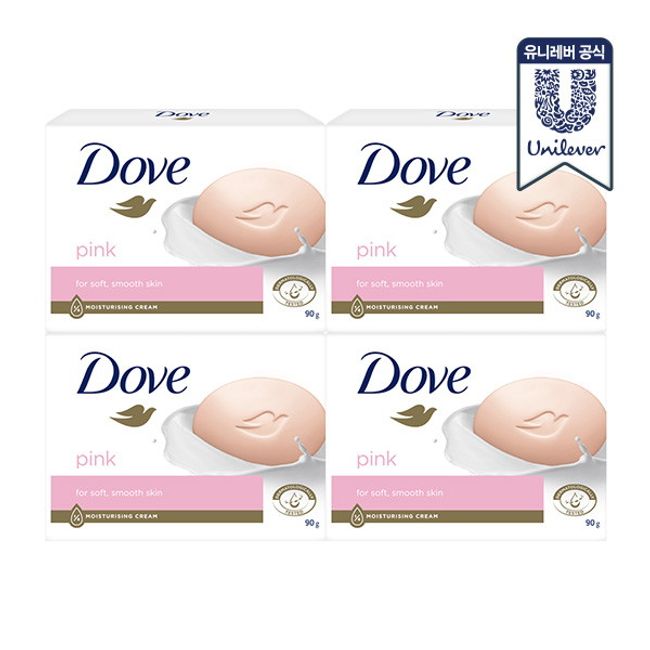 Dove Pink Beauty Bar Soap 90g 8ea