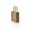 Alessi" Milky Way Minor Knife Block, Brown
