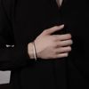 SIMPLÍ BASIC Snake Chain Bracelet, Stainless Steel (Stainless Steel)