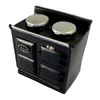 Dolls House Small Black Aga (DF438) - 1:12 Scale Miniatures | Minimum World