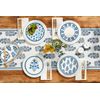 Mud Pie Cornflower Print Salad Plate; 8" dia
