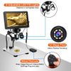 TOMLOV 7" Digital Microscope 1200X Coin microscope 12MP Ultra-Precise Focusing