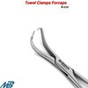 Backhaus Towel Clamps surgical Ophthalmic Forceps 9-cm Locking Veterinary Tools