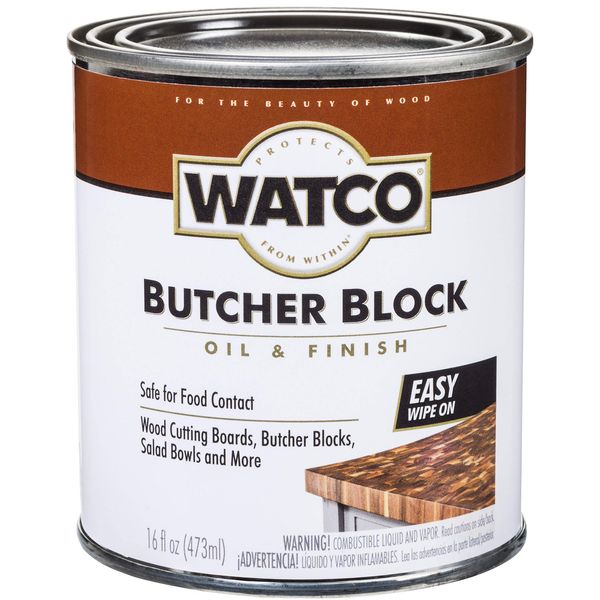 1 pt Rust-Oleum 66051H Watco Butcher Block Oil & Finish