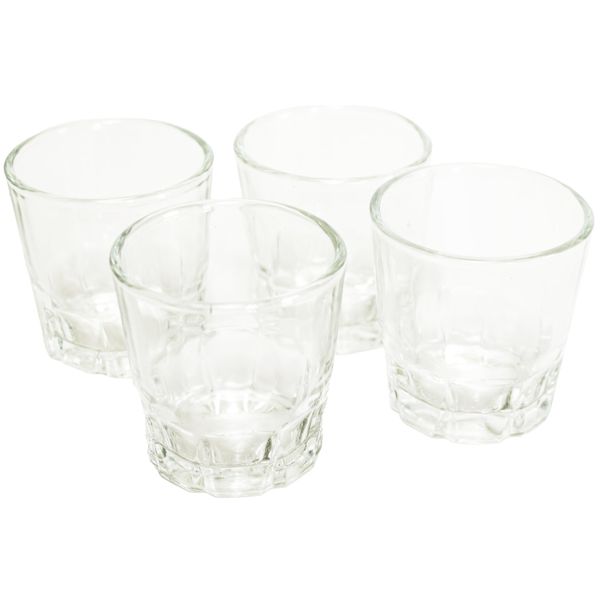 Seiun Shoten Korean Shochu Glass, Set of 4, Soju Chamicul, Glass, 2.1 fl oz (60 ml)