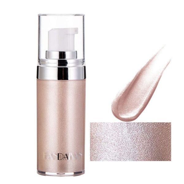 MIESCHER Body Face Luminizer Highlighter Cream Spray Liquid Bronzer Illuminator Glow Glistening Makeup Foundation Cheekbone & Blush Liquid Highlighter Smooth Shimmer Glow Makeup(#01 Pearl White)