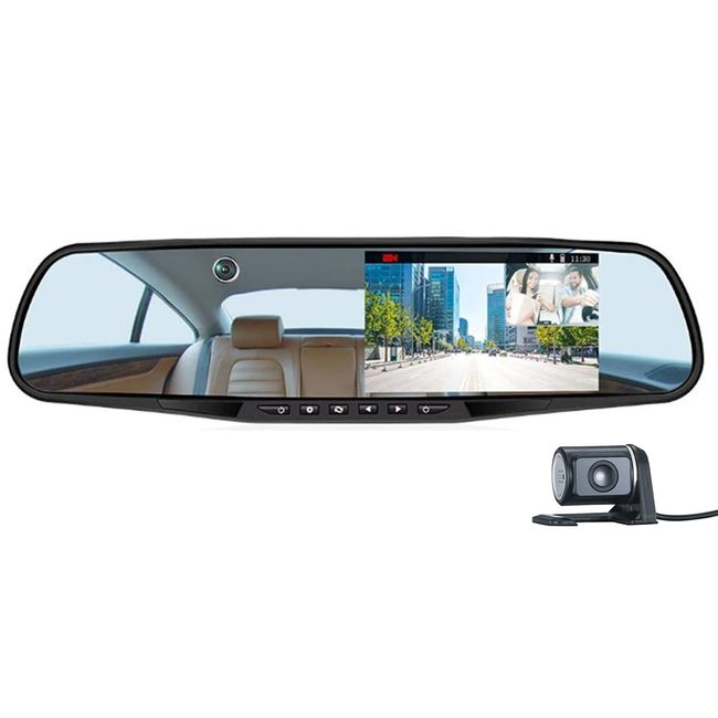 OVERTIME OT-MDR1000 Mirror Dash Cam with Rear Camera