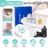 Ionic Foot Spa Bath Detox Machine Footub Basin Cleanse W/ Ginger Pieces Slipper