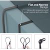 Cat 6 Network Cable Ethernet Cable 45 m Black Up to Gigabit 1000 Base-T LAN Higher Range Internet Flat Patch Cable Short with Interference- RJ45 Input Connection