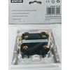 Electric Shower Ceiling Switch with Pull Cord 45 Amp Double Pole Isolator Isolation White Bathroom with Neon by Status