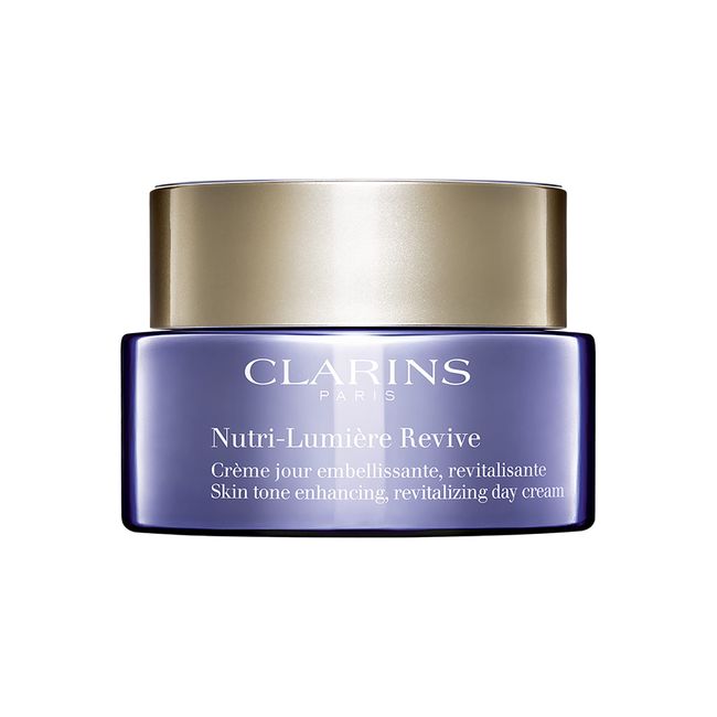 Clarins Nutri-Lumière Revive Day Cream | 2-In-1 Anti-Aging and Skin Tone Enhancing Moisturizer | Nourishes,Revitalizes and Illuminates Nutrient-Depleted,Mature Skin | Targets Sallowness | 1.7 Ounces