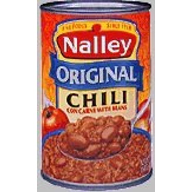 Nalley Original Chili Con Carne with Beans, 14 Ounce (Pack of 12)