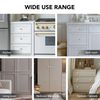 HOME EDIT Brushed Brass Cabinet Knobs Single Hole Wide Base Square Kitchen Cabinet Pulls for Drawers 12 Pack