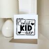 'Coolest Kid Ever Text' Blank Greeting Card (GC00072351)