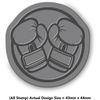 A8 'Boxing Gloves in Circle ' Unmounted Rubber Stamp (RS00053770)