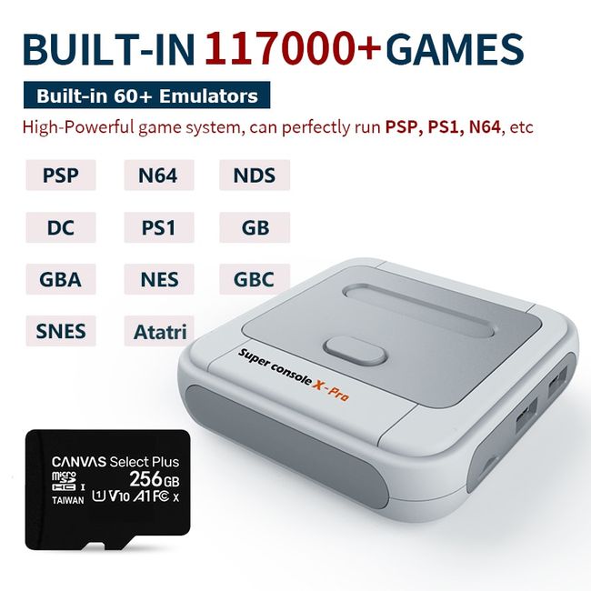  Retro Game Console with 117,000+ Classic Games,Super