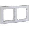 MK Electric Echo 2G Glossy Aluminium Finish Modular Frame