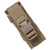 M1Surplus Molle Compatible TAN Flashlight Belt Holster Pouch Fits Surefire G2X PRO 6PX EB2 P2X UTG VISM Tactical Lights