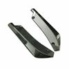 2x Car Carbon Fiber Rear Bumper Lip Diffuser Splitter Canard Protector Universal